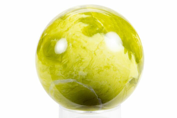 Polished Noble Serpentine Sphere - Washington #341598